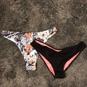 Shein (left) and Victoria’s Secret (right) bottoms